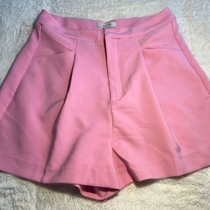 pink dress shorts